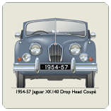 Jaguar XK140 DHC (wire wheels) 1954-57 Coaster 2